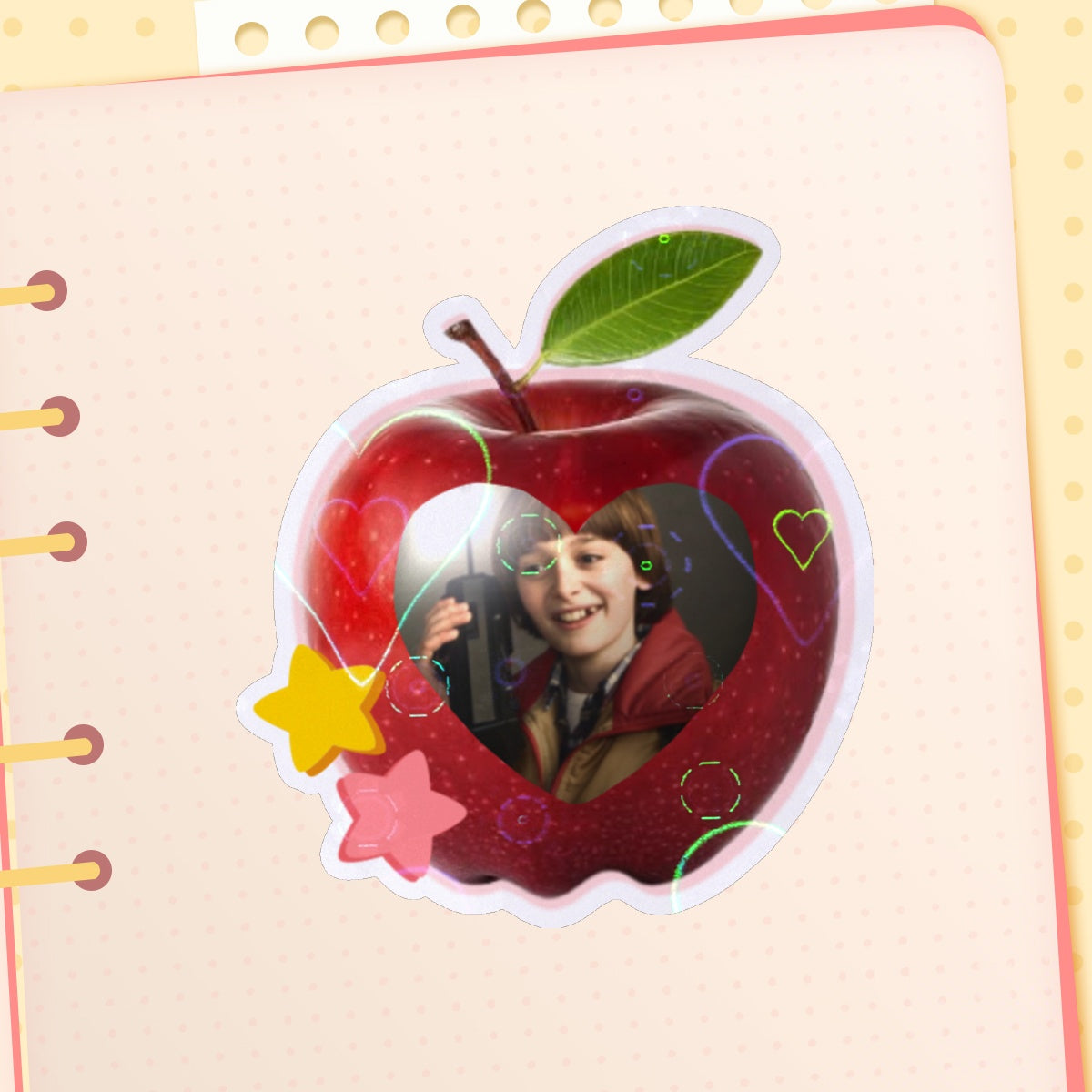 Will Byers S1 Apple Sticker PRE-ORDER